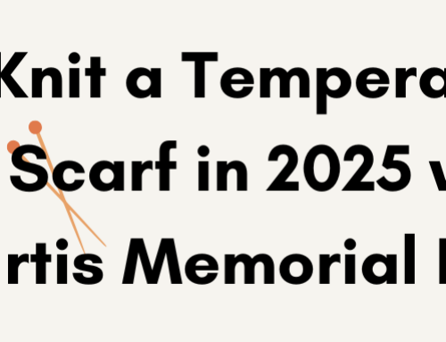 Knit a Temperature Scarf in 2025!